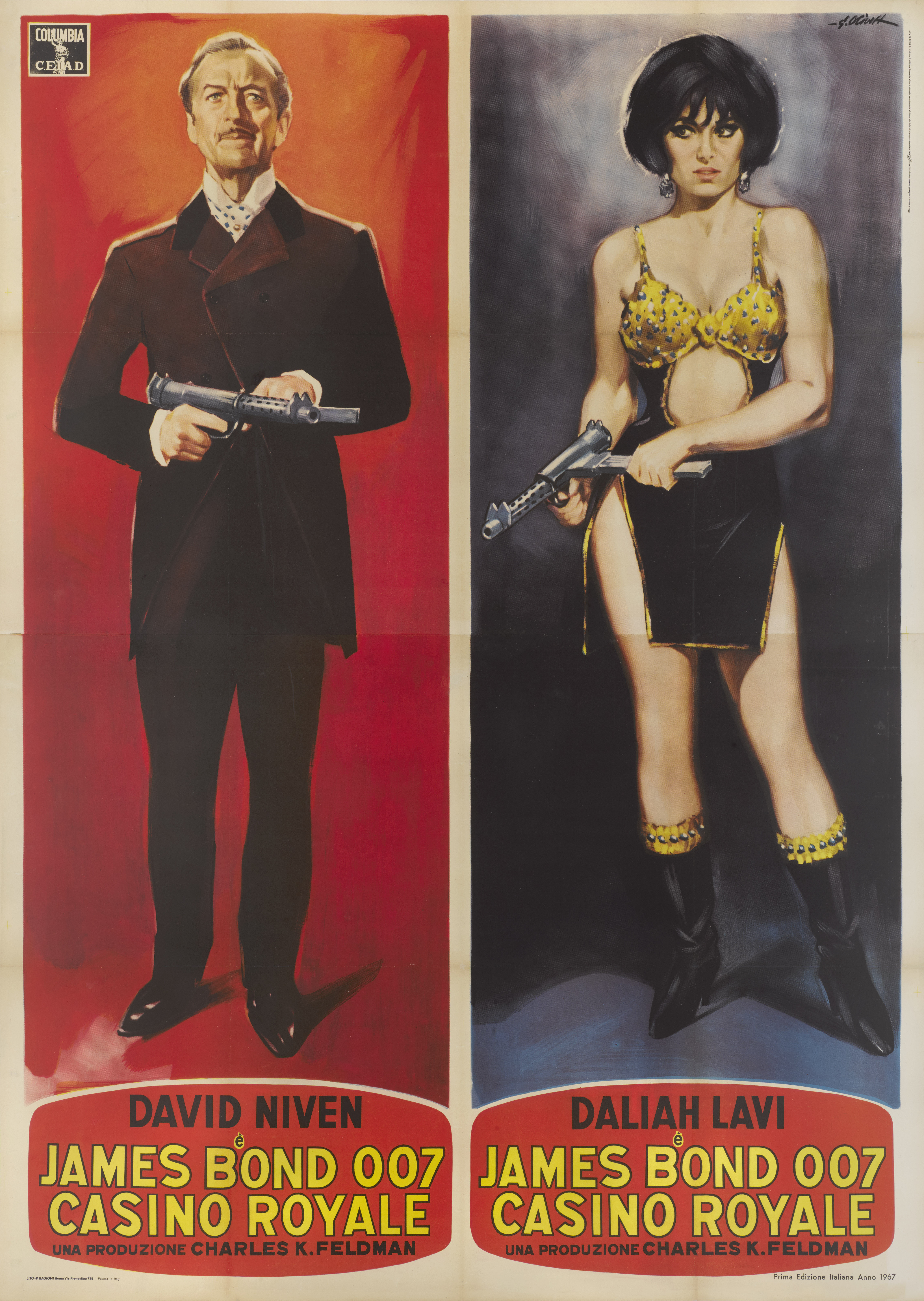 CASINO ROYALE / JAMES BOND 007 - CASINO ROYALE (1967) SET OF 3 ...